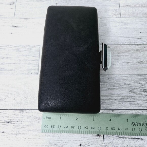 MMS Design Studio Hard Side Clam Shell Clutch Evening Special Occasion Bag - Picture 15 of 16